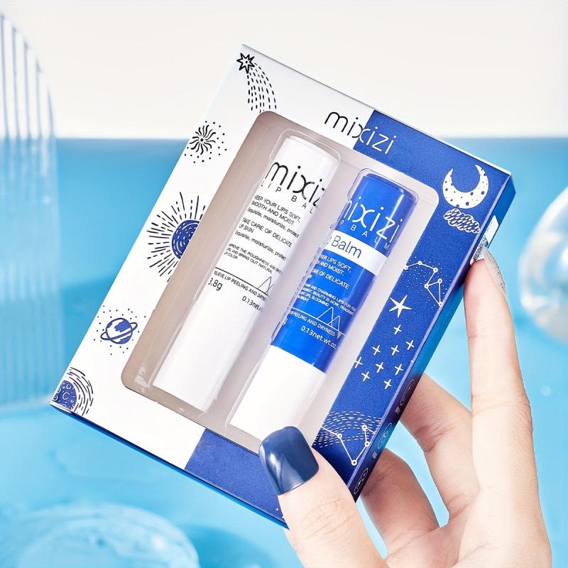2pcs 3 8g Lip Balm Set Moisturize & Nourish Lipstick Set