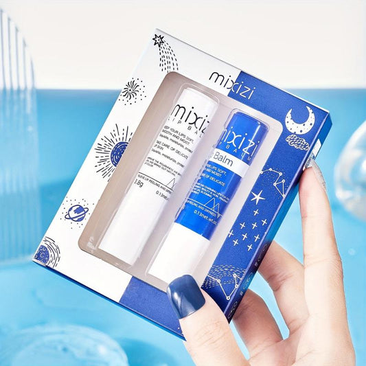 2pcs 3 8g Lip Balm Set Moisturize & Nourish Lipstick Set