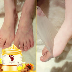 Moisturizing Honey Milk Foot Wax Mask