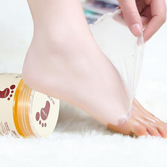 Moisturizing Honey Milk Foot Wax Mask