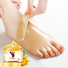 Moisturizing Honey Milk Foot Wax Mask