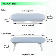 Foldable Nail Arm Rest: Soft Hand Stand