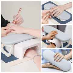 Foldable Nail Arm Rest: Soft Hand Stand