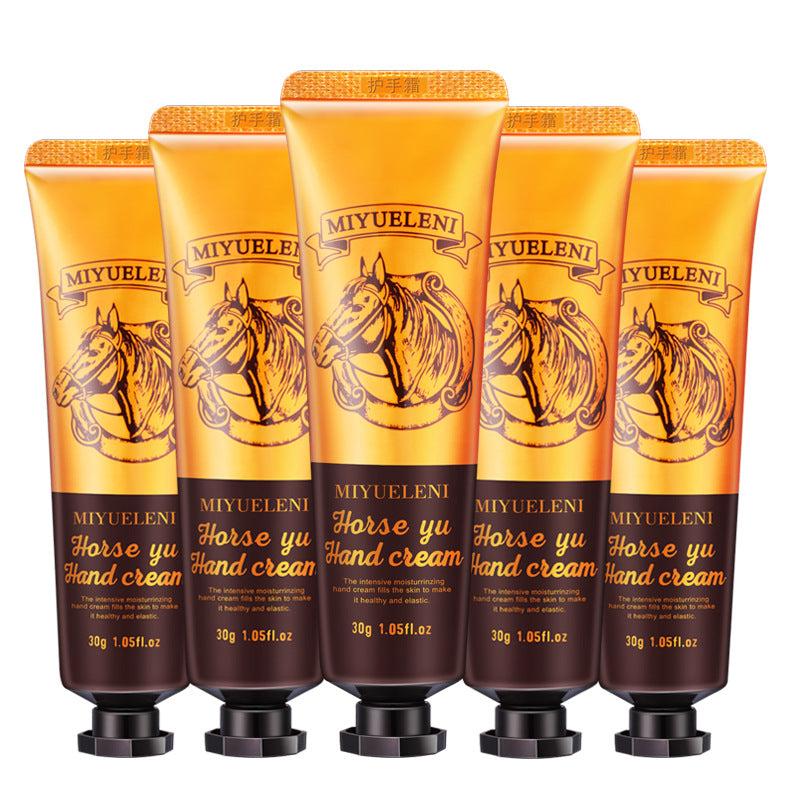 5pcs Horse Hand Cream Moisturizing Hydrating Dry Hands