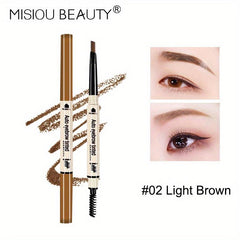 4 Colors Eyebrow Pencil Triangular Head Long Lasting Waterproof Sweat Proof