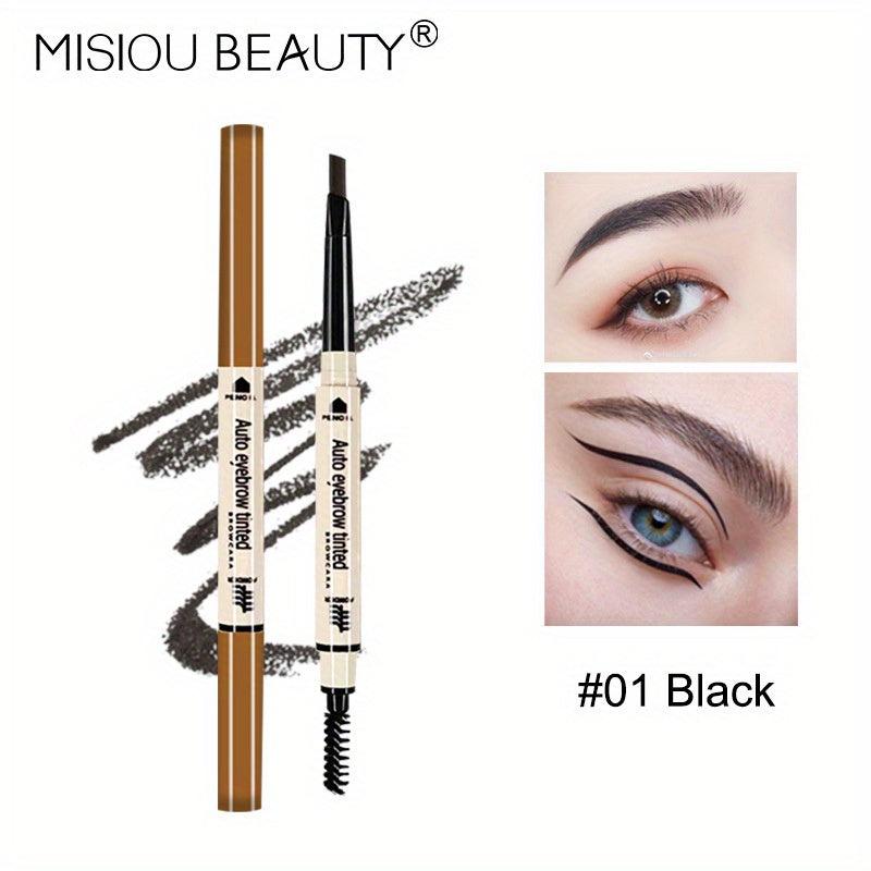4 Colors Eyebrow Pencil Triangular Head Long Lasting Waterproof Sweat Proof