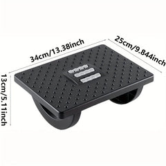 Under Desk Rolling Foot Rest with Massage Roller Footstool