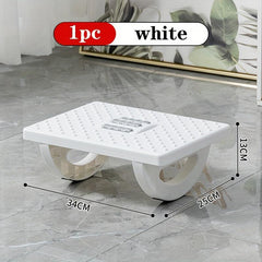 Under Desk Rolling Foot Rest with Massage Roller Footstool