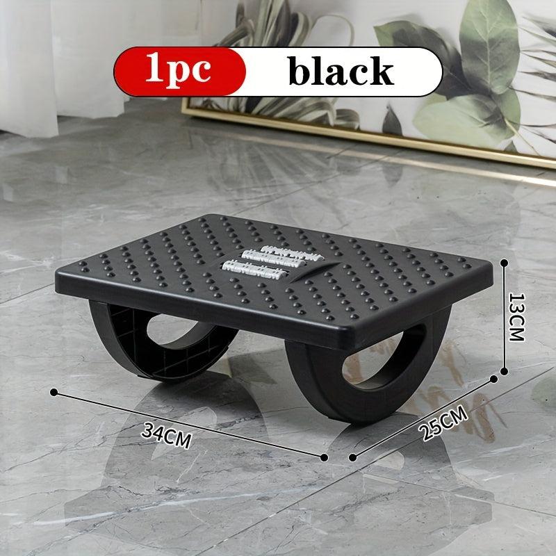 Under Desk Rolling Foot Rest with Massage Roller Footstool
