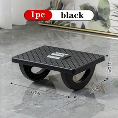 Under Desk Rolling Foot Rest with Massage Roller Footstool