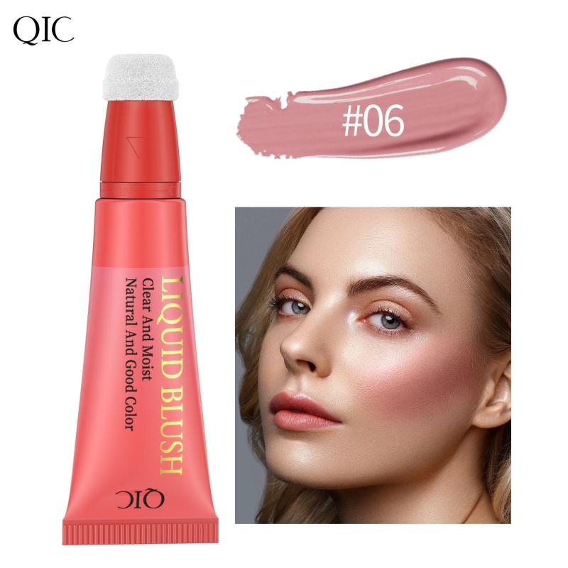 Sponge Head Lip & Cheek Dual Blush Silky Makeup Liquid Blush