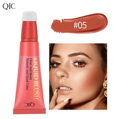 Sponge Head Lip & Cheek Dual Blush Silky Makeup Liquid Blush