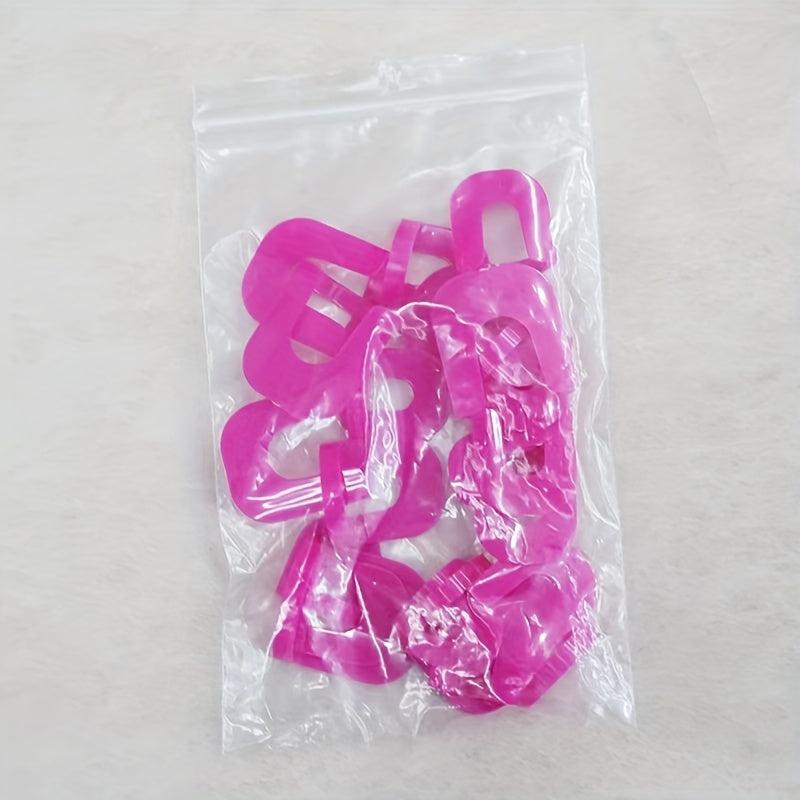 26pcs Plastic Nail Polish Protector U Shape Stencil Reusable Nail Covers Tools