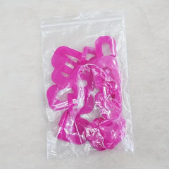 26pcs Plastic Nail Polish Protector U Shape Stencil Reusable Nail Covers Tools