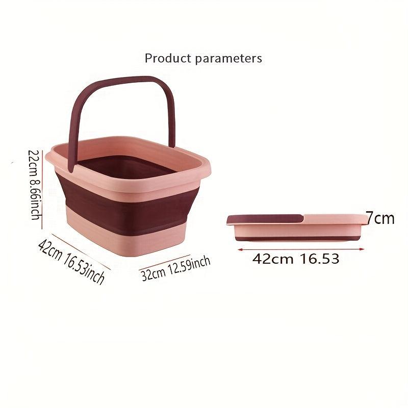 Large Portable Folding Foot Bath Bucket