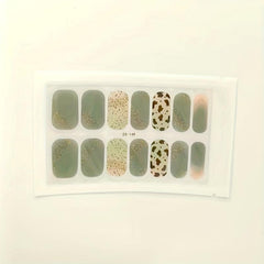 Waterproof Gel Nail Stickers Full Wraps Polish Stickers Decal Strips