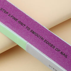 12 pcs Nail Buffering Files Smooth Shine Nails