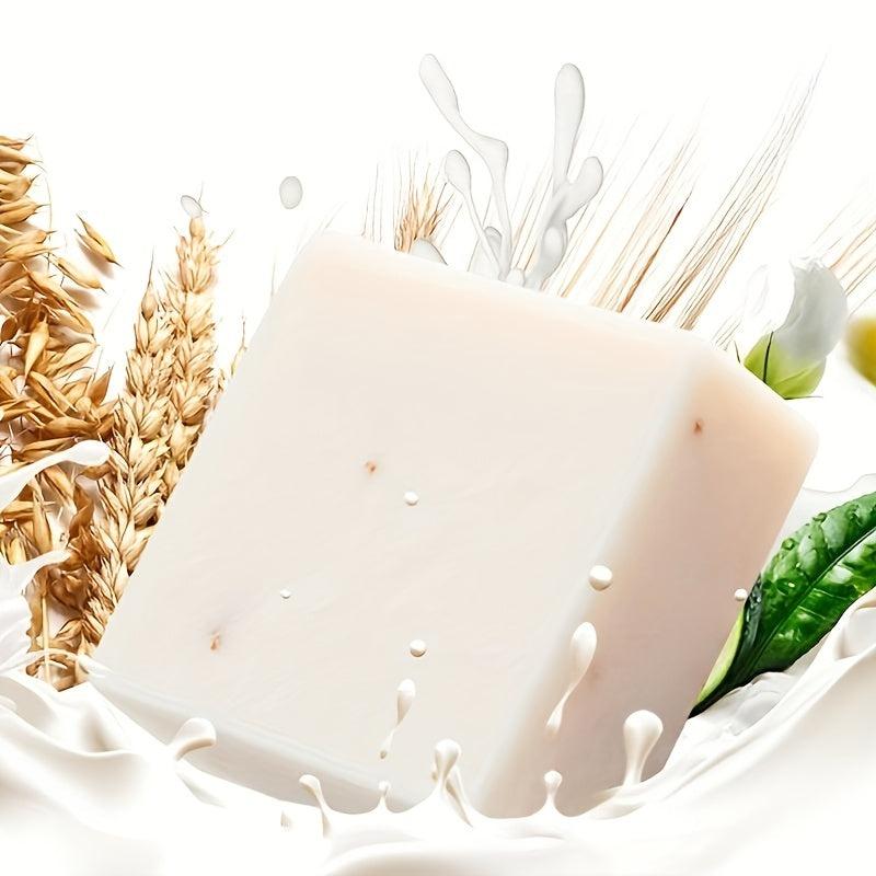 4 Milk Soap Bars for Moisturizing and Cleansing Face and Body