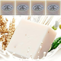 4 Milk Soap Bars for Moisturizing and Cleansing Face and Body