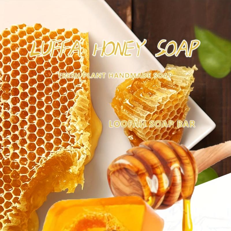 Arrival Honey Loofah Soap 100g Essential Soap For Bath And Face Wash