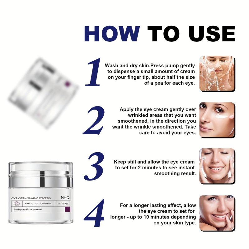 Collagen Eye Cream: Reduces Dark Circles & Wrinkles, Moisturizing