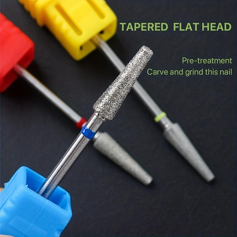 Diamond Tapered Nail Bits for Cuticle Cleaning and Manicure