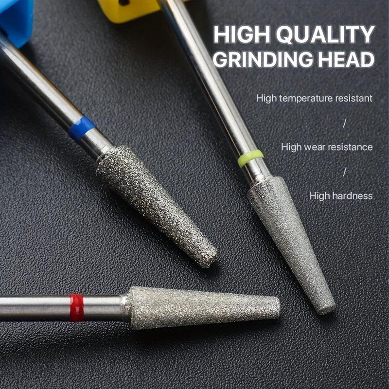 Diamond Tapered Nail Bits for Cuticle Cleaning and Manicure
