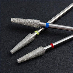 Diamond Tapered Nail Bits for Cuticle Cleaning and Manicure