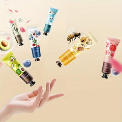 Fruity Flower Hand Cream Set for Dry Skin - Travel Size Lotion