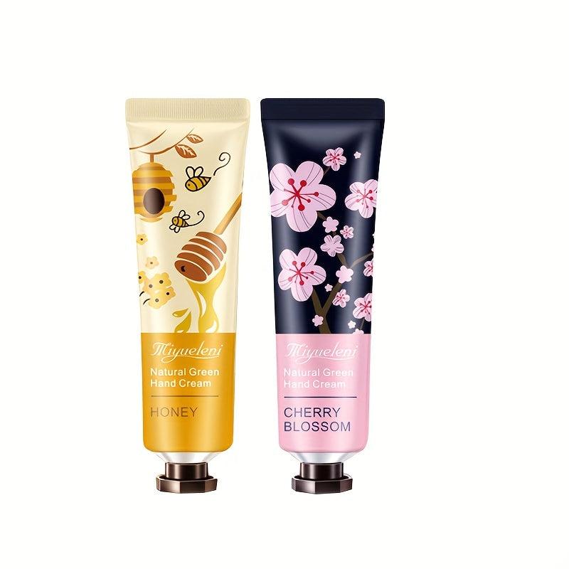 Fruity Flower Hand Cream Set for Dry Skin - Travel Size Lotion