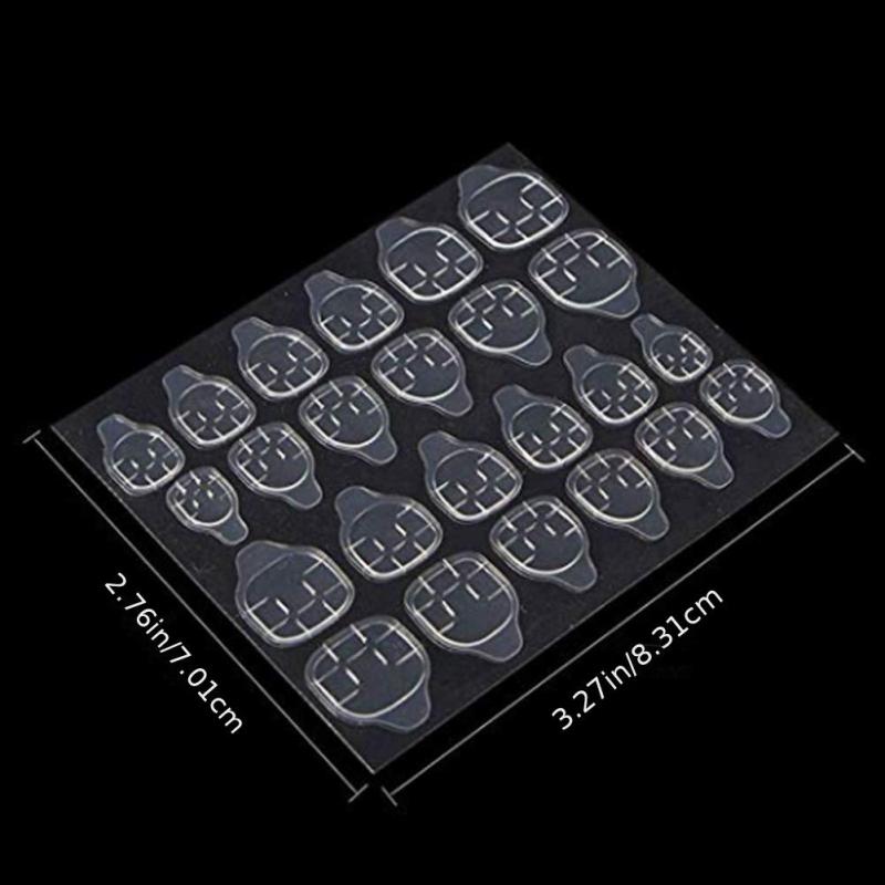 10 Sheets Nail Stickers Waterproof Breathable Easy Apply Thin Press On Nails