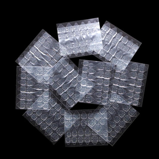 10 Sheets Nail Stickers Waterproof Breathable Easy Apply Thin Press On Nails