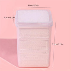 200 PCS Lint Nail Wipes Removal Tool Non Woven Fabric Pink