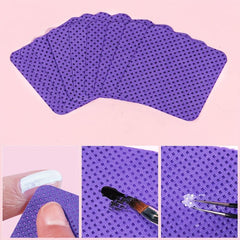200 PCS Lint Nail Wipes Removal Tool Non Woven Fabric Pink
