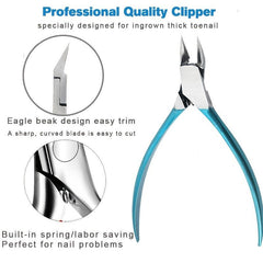 Professional Podiatrist Toe Nail Clippers for Thick & Ingrown Nails