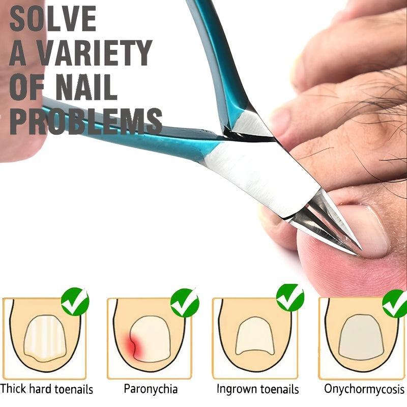 Professional Podiatrist Toe Nail Clippers for Thick & Ingrown Nails