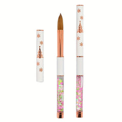 Size 2 8 Kolinsky Nail Art Brushes Oval Shaped Acrylic Powder Nail Tools