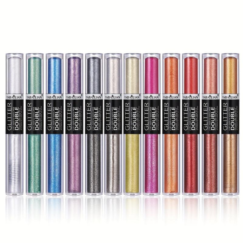 Glitter Mascara & Eyeliner Pen 12 Colors