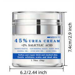 Urea Salicylic Acid Foot Cream Pump - Soften & Repair Thick Cracked Skin