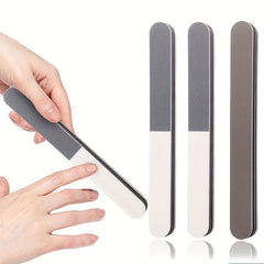 Arrival Nail File Three Sided Polishing Bar Grey Sponge File