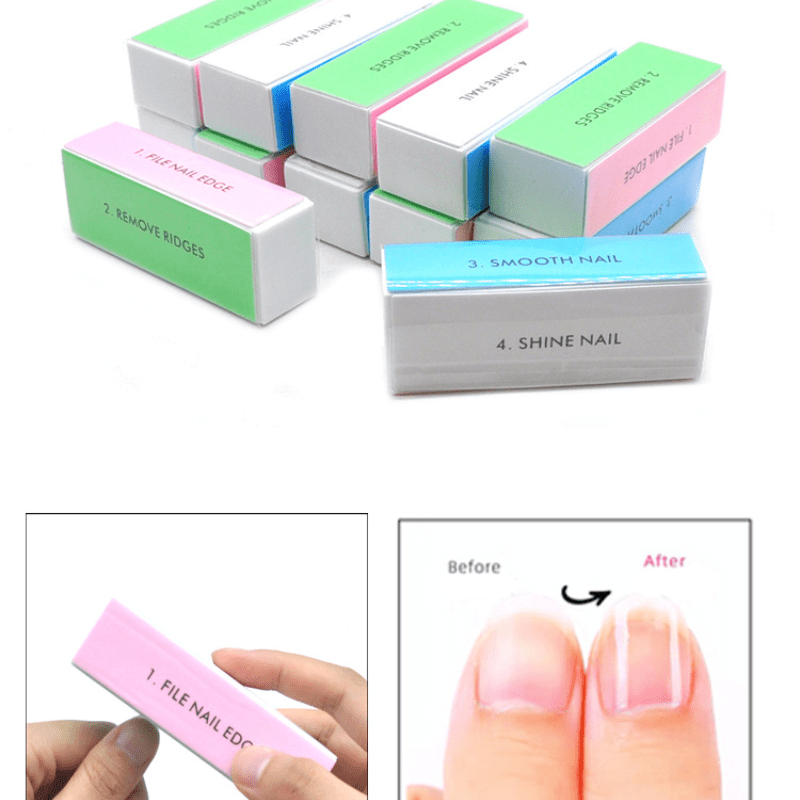 4 Way Nail Buffer Block 4 Step Buffing File