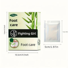 Bamboo Charcoal Foot Patches Cleanify Foot After Bath
