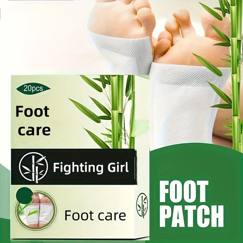 Bamboo Charcoal Foot Patches Cleanify Foot After Bath