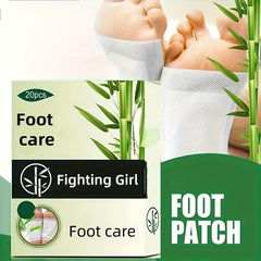 Bamboo Charcoal Foot Patches Cleanify Foot After Bath