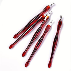 3pcs Nail Tools Cuticle Fork Stainless Steel Exfoliating Shovel
