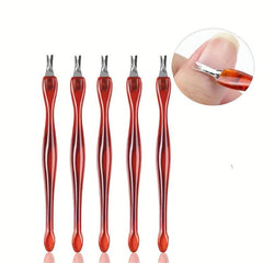 3pcs Nail Tools Cuticle Fork Stainless Steel Exfoliating Shovel