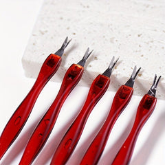 3pcs Nail Tools Cuticle Fork Stainless Steel Exfoliating Shovel