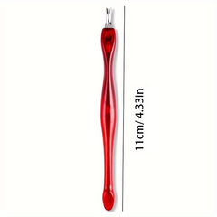 3pcs Nail Tools Cuticle Fork Stainless Steel Exfoliating Shovel
