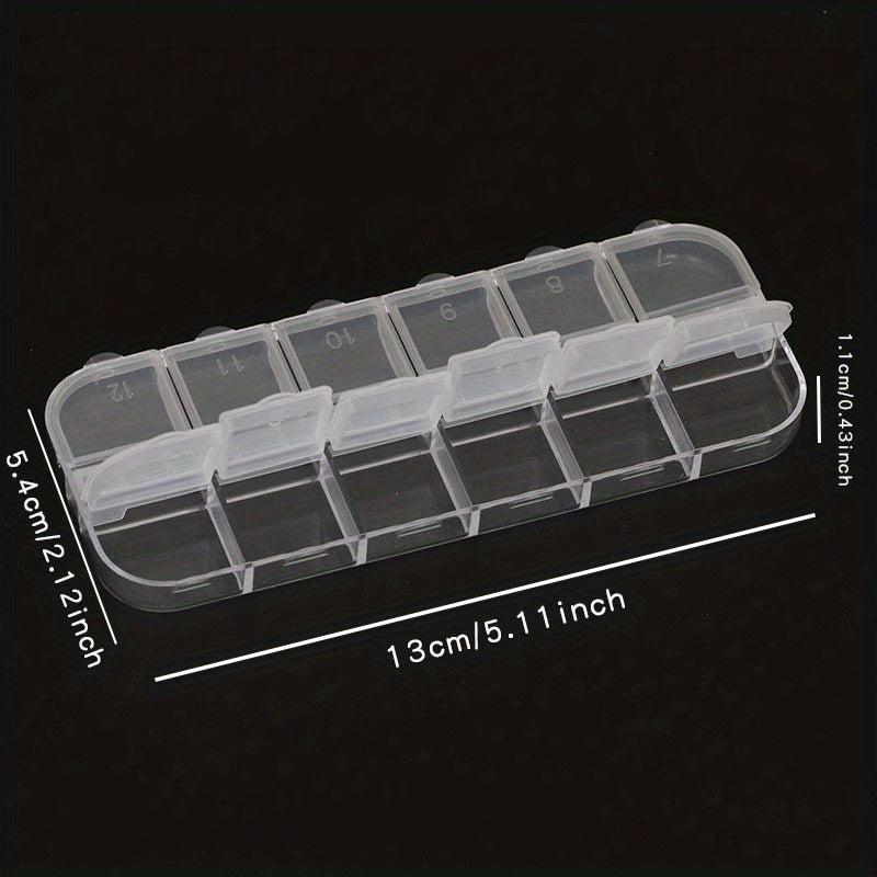 Clear Plastic Jewelry Storage Box Dustproof Organizer