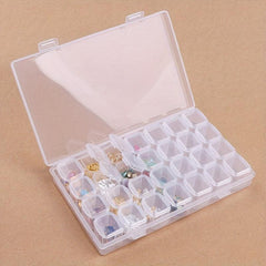 Clear Plastic Jewelry Storage Box Dustproof Organizer